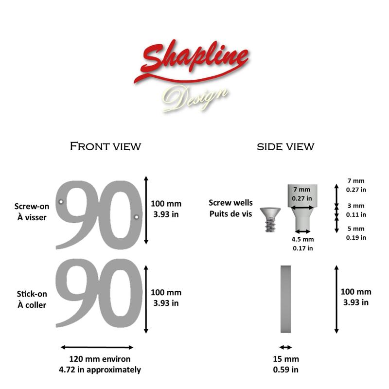 House number, house numbered N°90