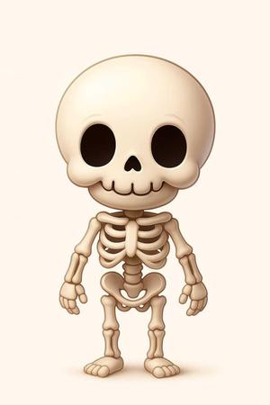 Cute Skeleton 3D Model – STL File for 3D Printing