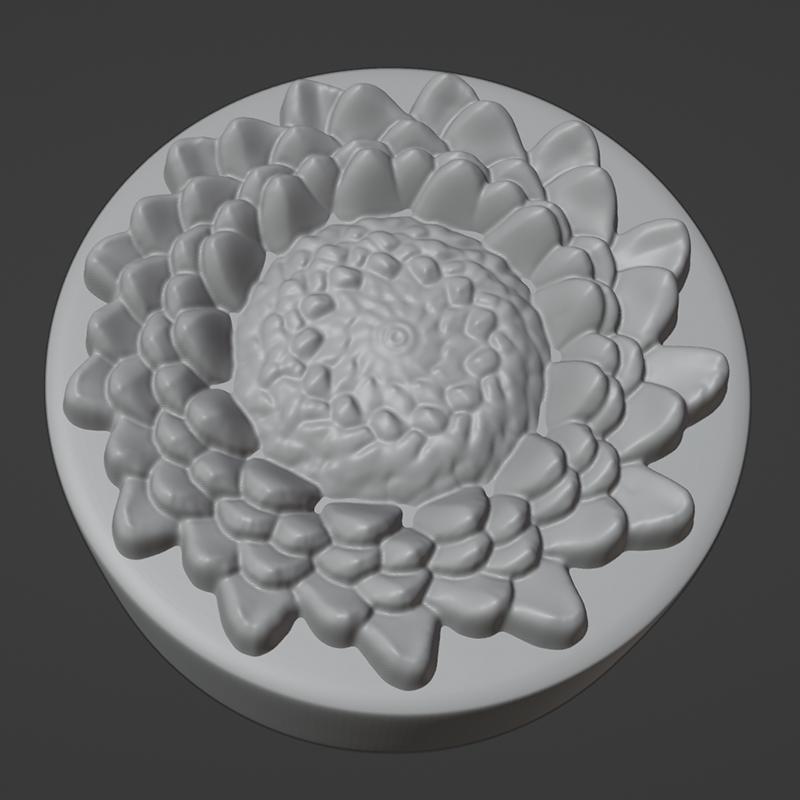 sunflower soap tealight candle