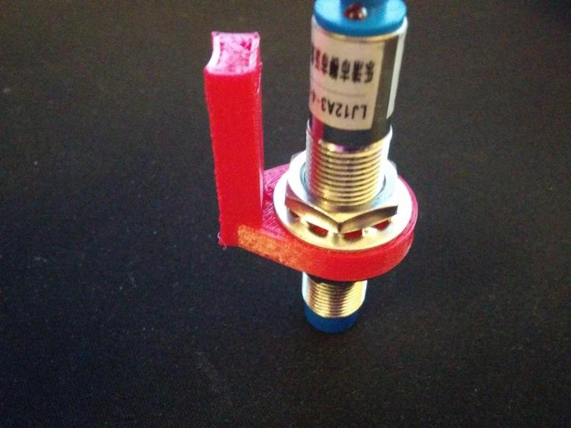 Auto Bed Leveling Probe Mount for the Robotdigg Aluminium Kossel Effector 