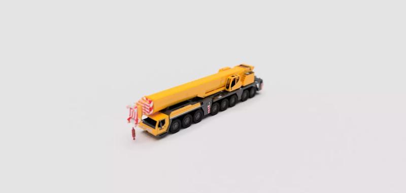LIEBHERR-LTM-1450-3D model crane truck