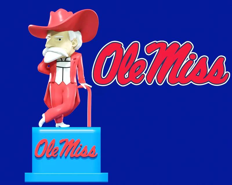 NCAA - Colonel Reb mascot - Ole Miss Rebels 1 - 3d print