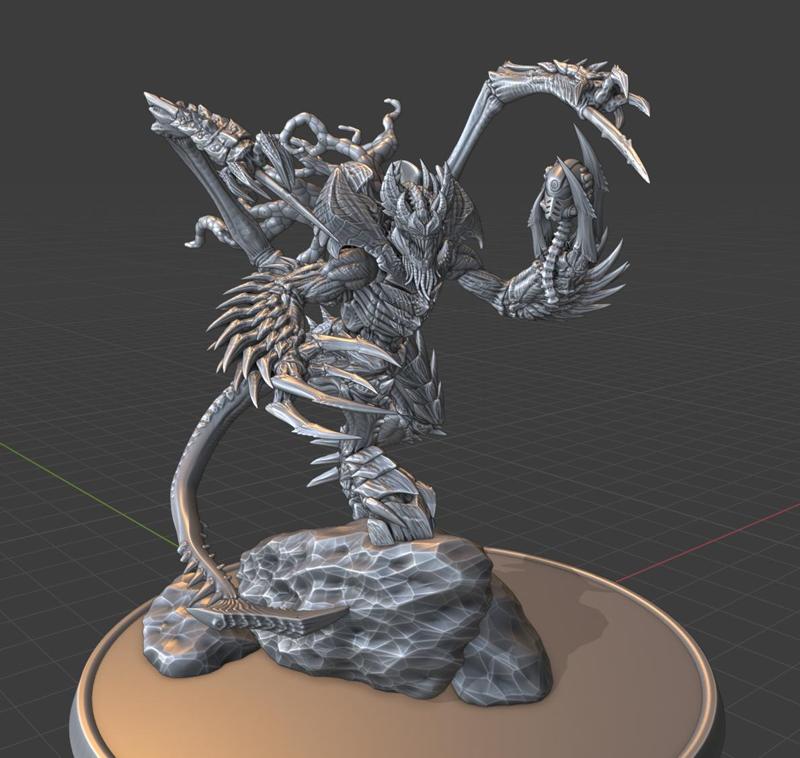 SPACE BUGS OF DEATH CARNATHEMA ABOMINATION MODEL KIT