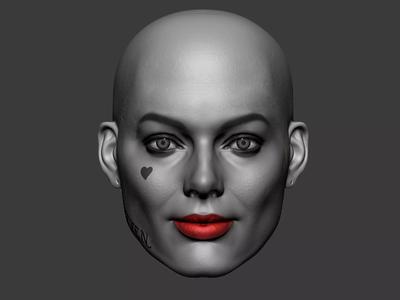 Harley Quinn in Birds of prey  6th scale bold head without neck