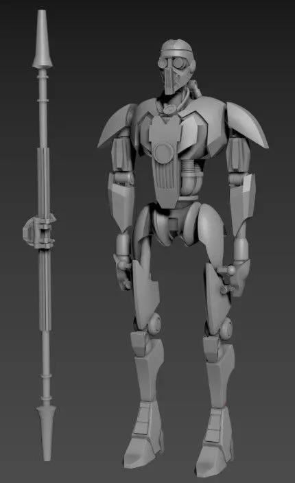 IG-100 Magnaguard 6 inch Articulated Figure STL