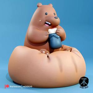 Grizzly Bear STL for 3D Printing
