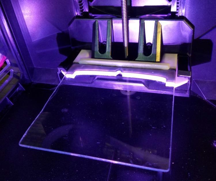 Aluminum Build Plate for Makerbot Mini (Printed on Makerbot Mini)