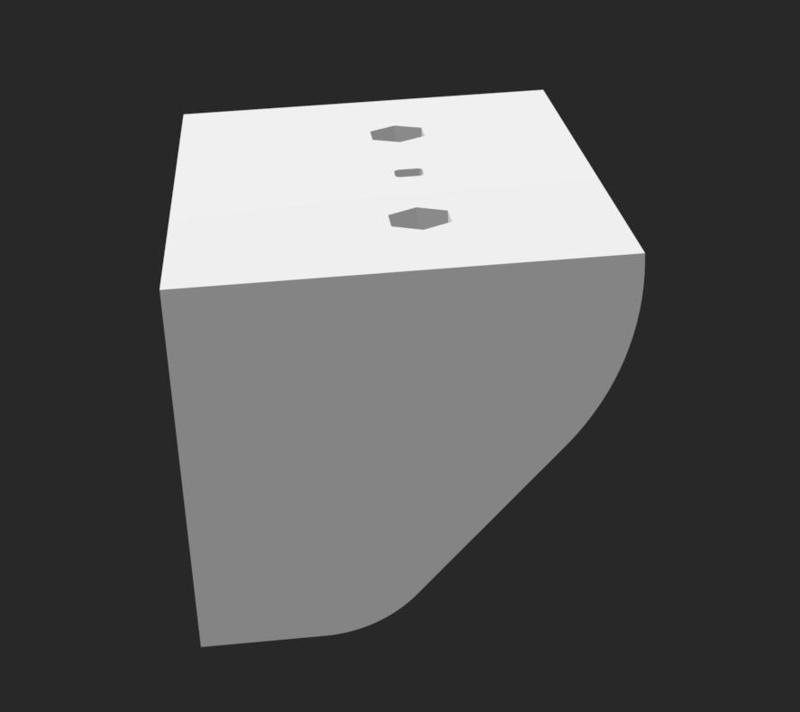 TRACK CAR RAIN-LIGHT HOUSING HORIZONTAL MOUNTING