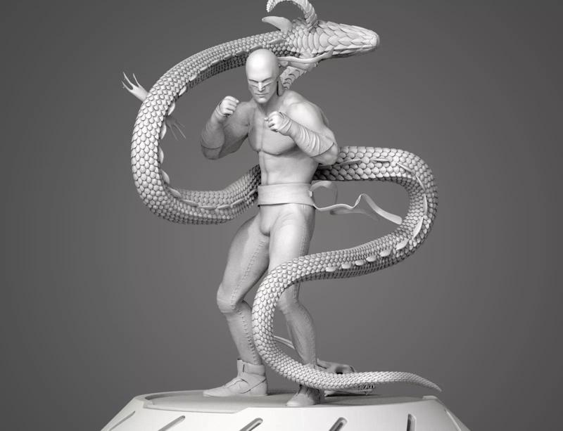 Iron Fist 3d model print