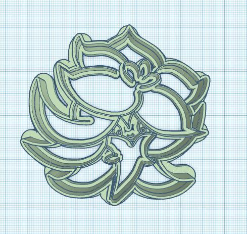 Pokemon: Gossifleur Cookie Cutter