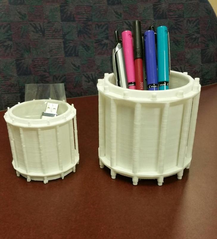 Snare Drum Pen and Pencil Cup