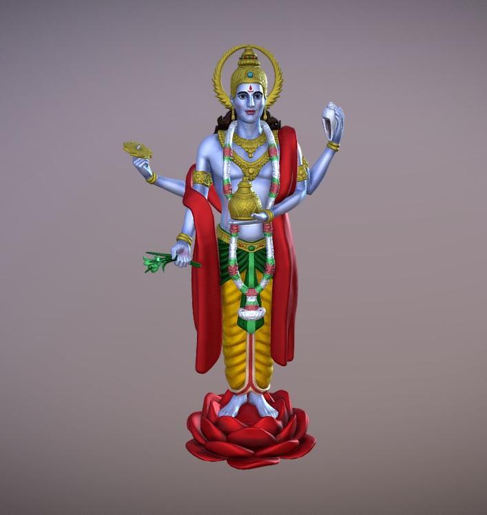 Salvia Dhanvantari Statue for 3D print