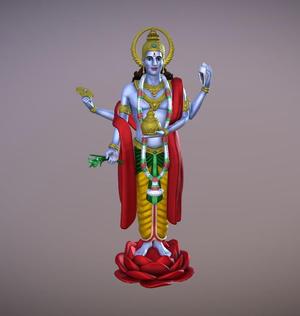 Salvia Dhanvantari Statue for 3D print