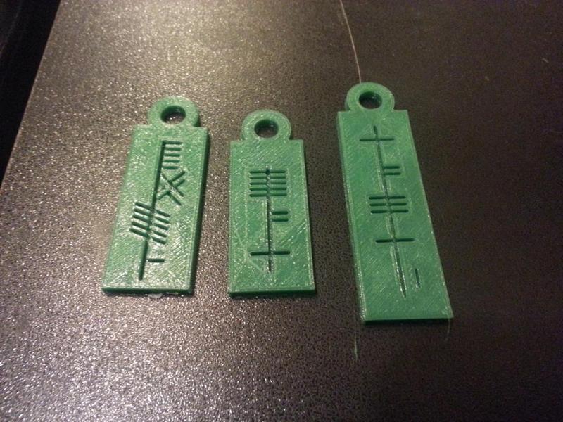 Irish Ogham Alphabet Construction Kit