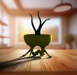3d model-pure love flower pot-ready to print