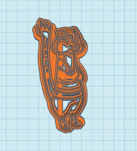 Pokemon: Watchog Cookie Cutter