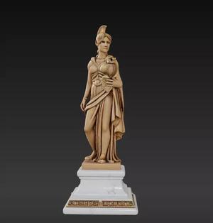 Athena Greek Mythology Goddess STL 3D Printable Table Ornament