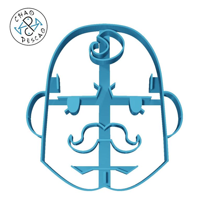 Alex Louis Armstrong - Fullmetal Alchemist - Cookie Cutter - Fondant - Polymer Clay