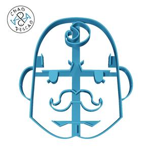 Alex Louis Armstrong - Fullmetal Alchemist - Cookie Cutter - Fondant - Polymer Clay