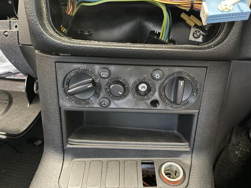 E36 AC Relocation Panel