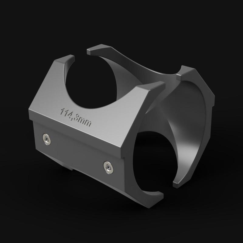 Vice jaws for pipes 114.3 mm