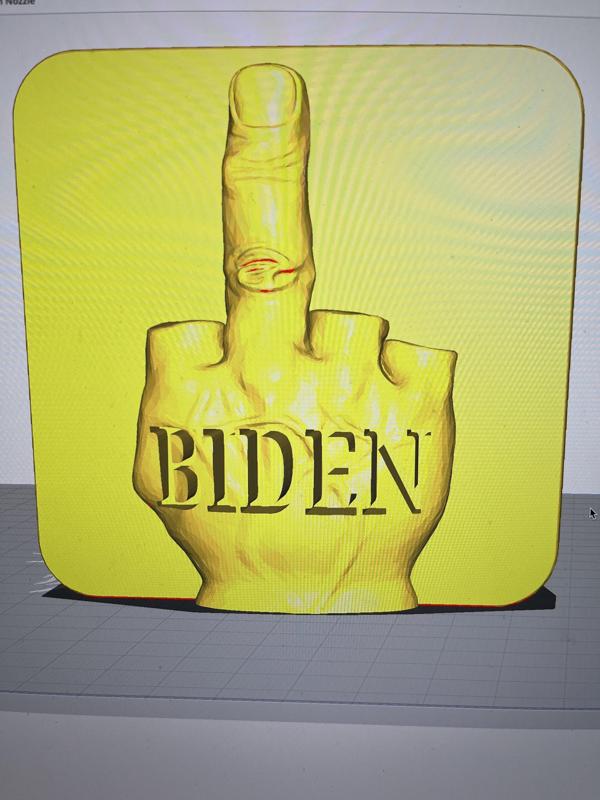 fuck Biden trailer hitch cover