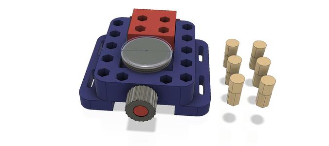 holder for repair and adjustment of clock vise fixture device