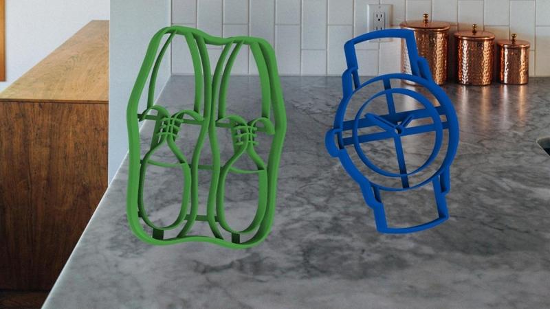 Elegant - Father's Day Watch Shoe - cookie cutter - Cookie cutter