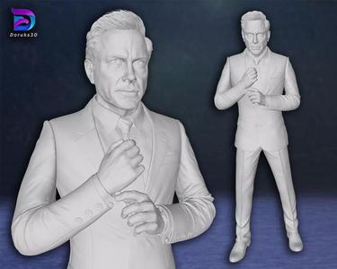 Tony Stark Iron Man Robert Downey Jr Figure 3D Print Model