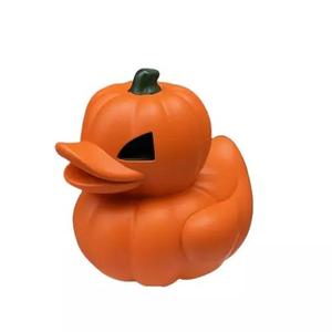 Halloween Pumpkin Duck  Fun  Sculpture