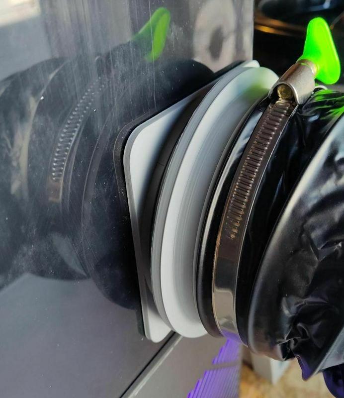 Saturn 3 Ultra Magnetic Vent Adapter for 4" Dryer Vent Hose/Duct