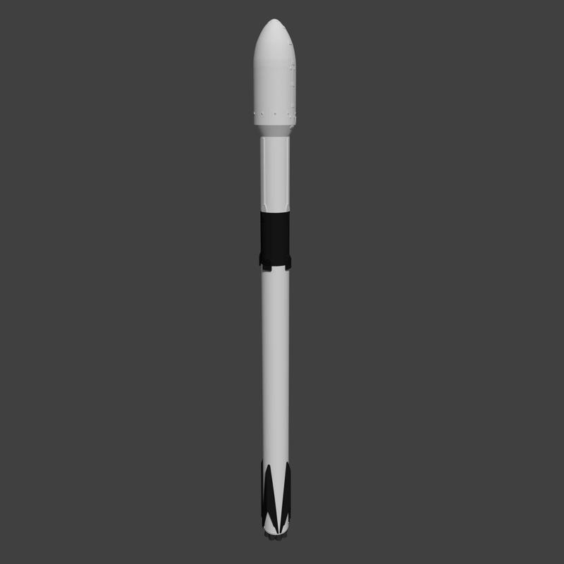 Falcon 9 rocket launcher