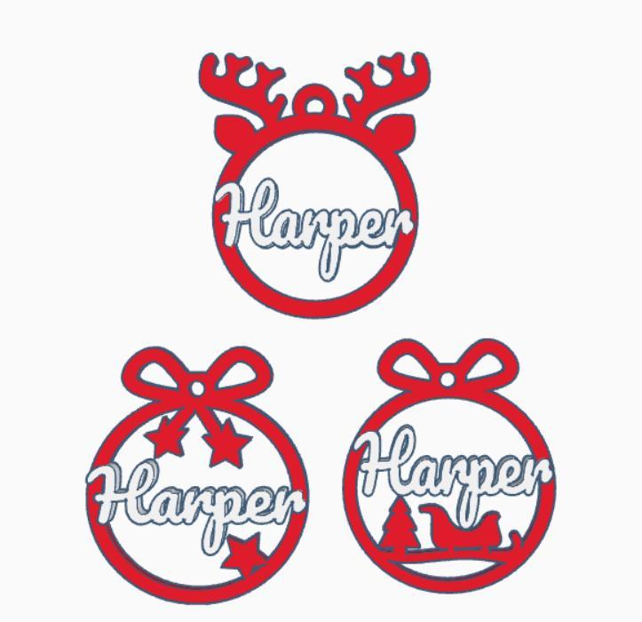 3 x Harper, christmas