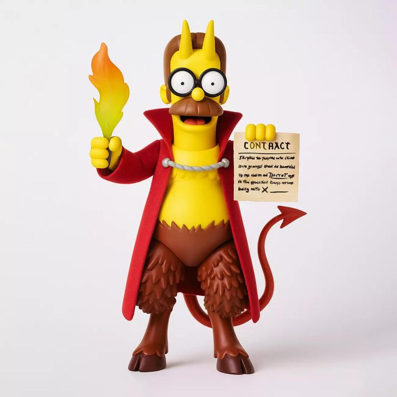 Devil Ned Flanders toy
