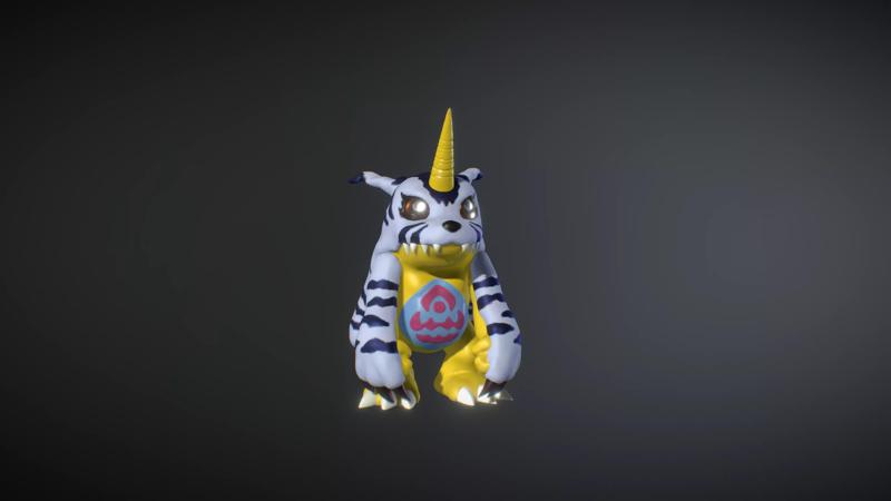 DIGIMON GABUMON figure 3d print