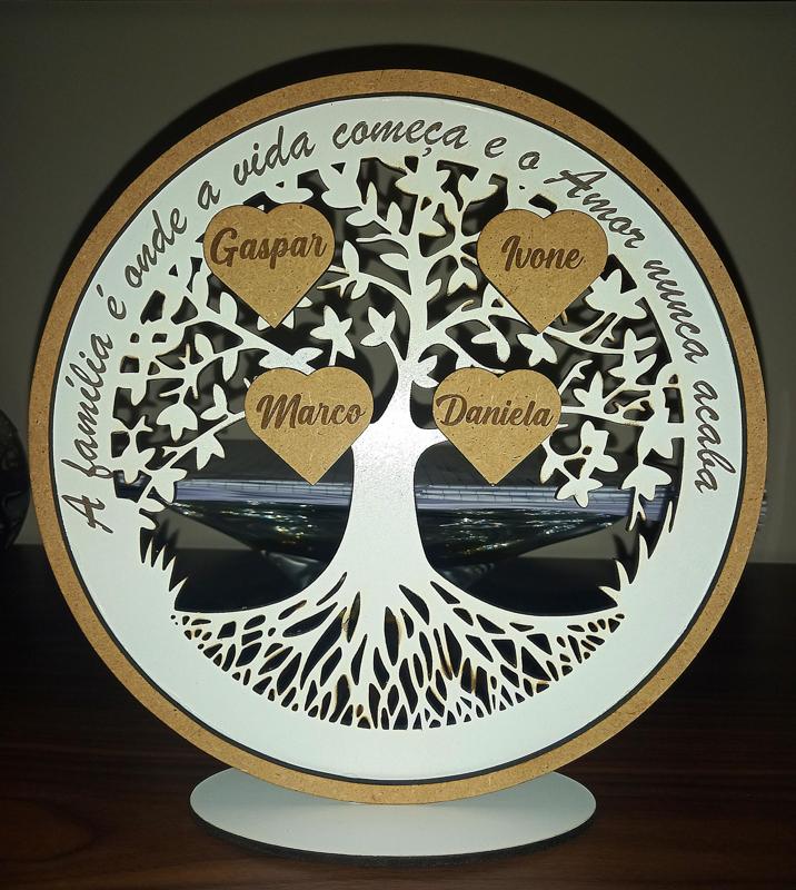Family Tree for Laser Engraving