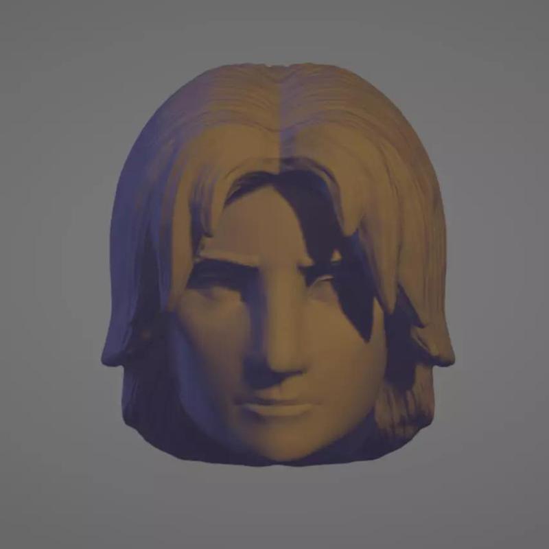 EZRA BRIDGER - STAR WARS REBELS MODEL - Head