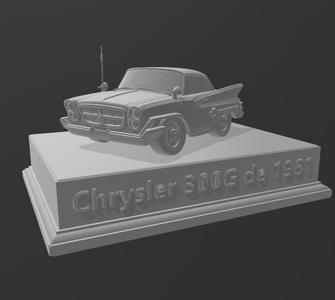 1961 Chrysler 300G CAR CARTOON COLLECTION CAR