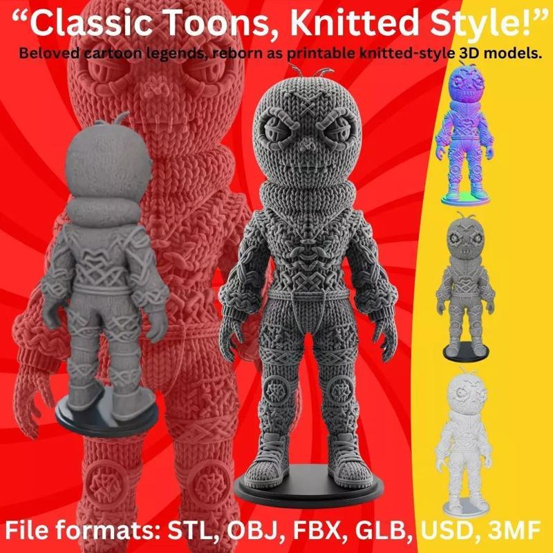 Gothic Rag Doll Figure  3D Printable Model