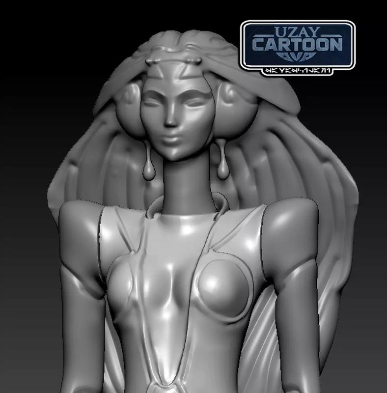 Star wars clone wars articulated Mortis daughter