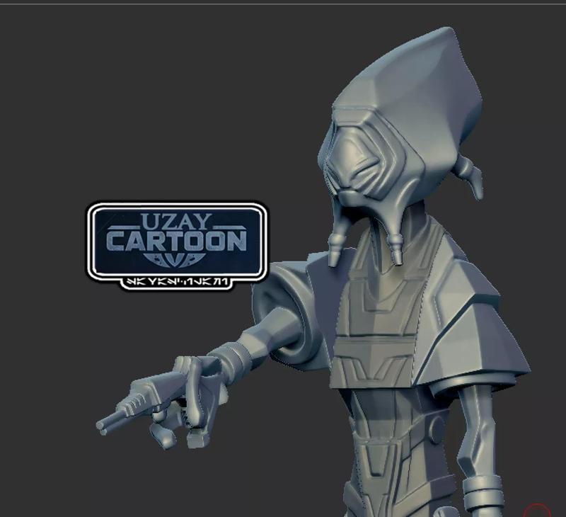 Star wars Clone wars articulated PYKE