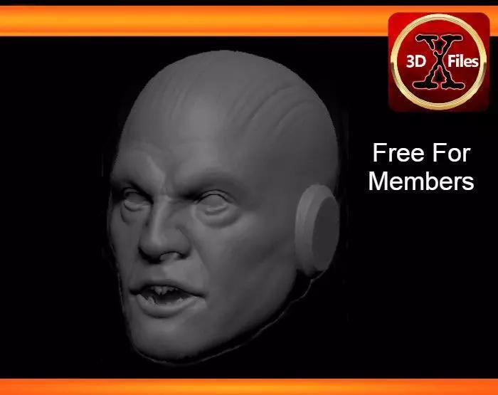 Star wars Head sculpt - Grand Inquisitor - Custom Action Figure