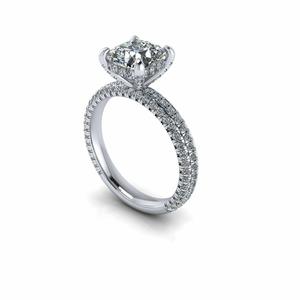 Pav Set Wedding Ring R3
