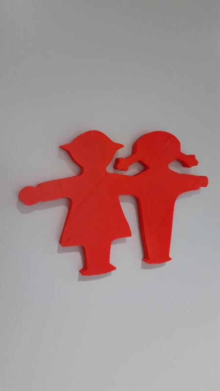 Ampelmann Ampelgirl and Unisex Bathroom Signs