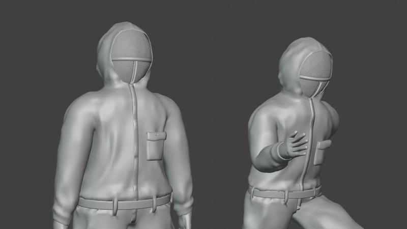 Squad Game Pink Soldier Toy