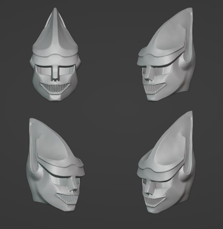 JET JAGUAR MASK 3D STL FILE | JET JAGUAR MASK DIGITAL FILE