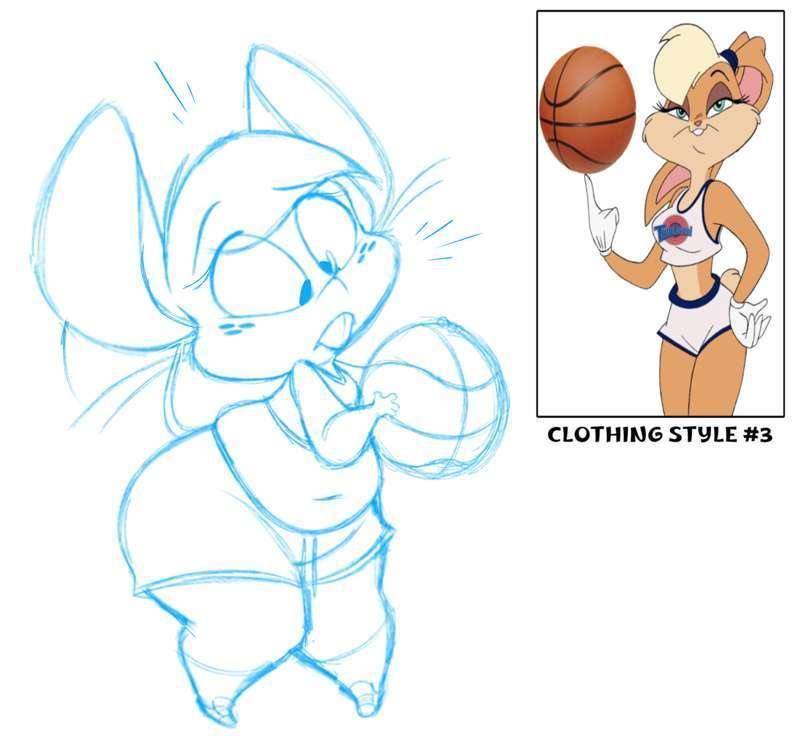 mia the mouse as a tune squad player