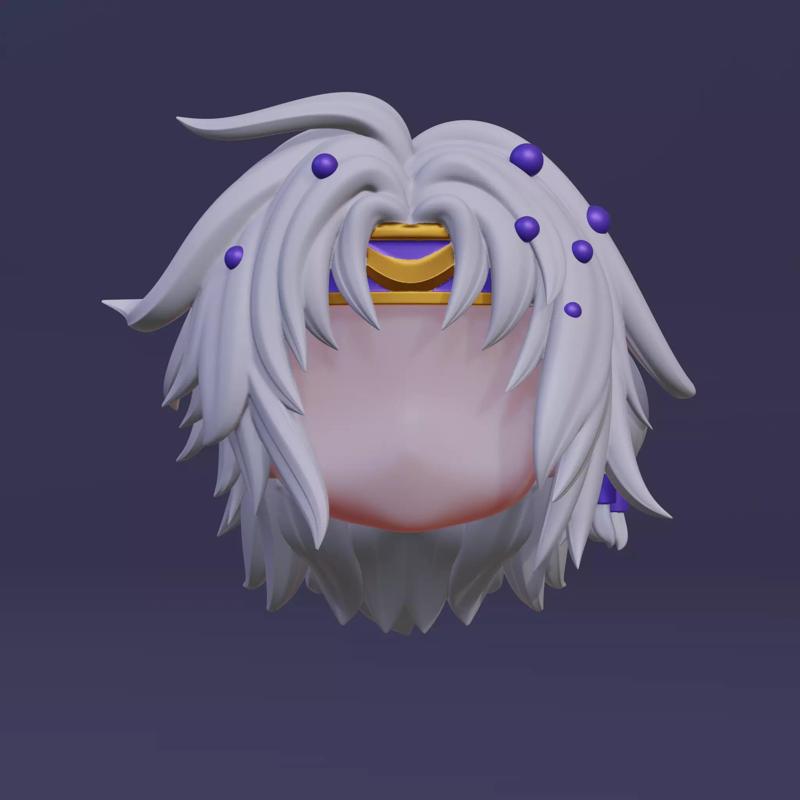 Cecil Harvey Custom Hair for Nendoroid Final Fantasy IV