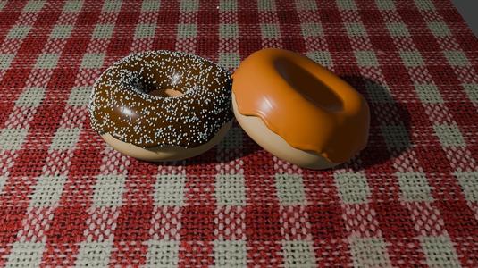 donuts with colors