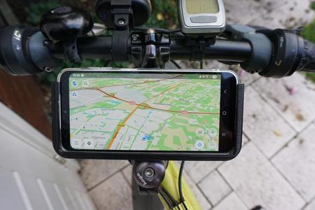 Parametric Samsung A26 Phone Mount for Bicycle